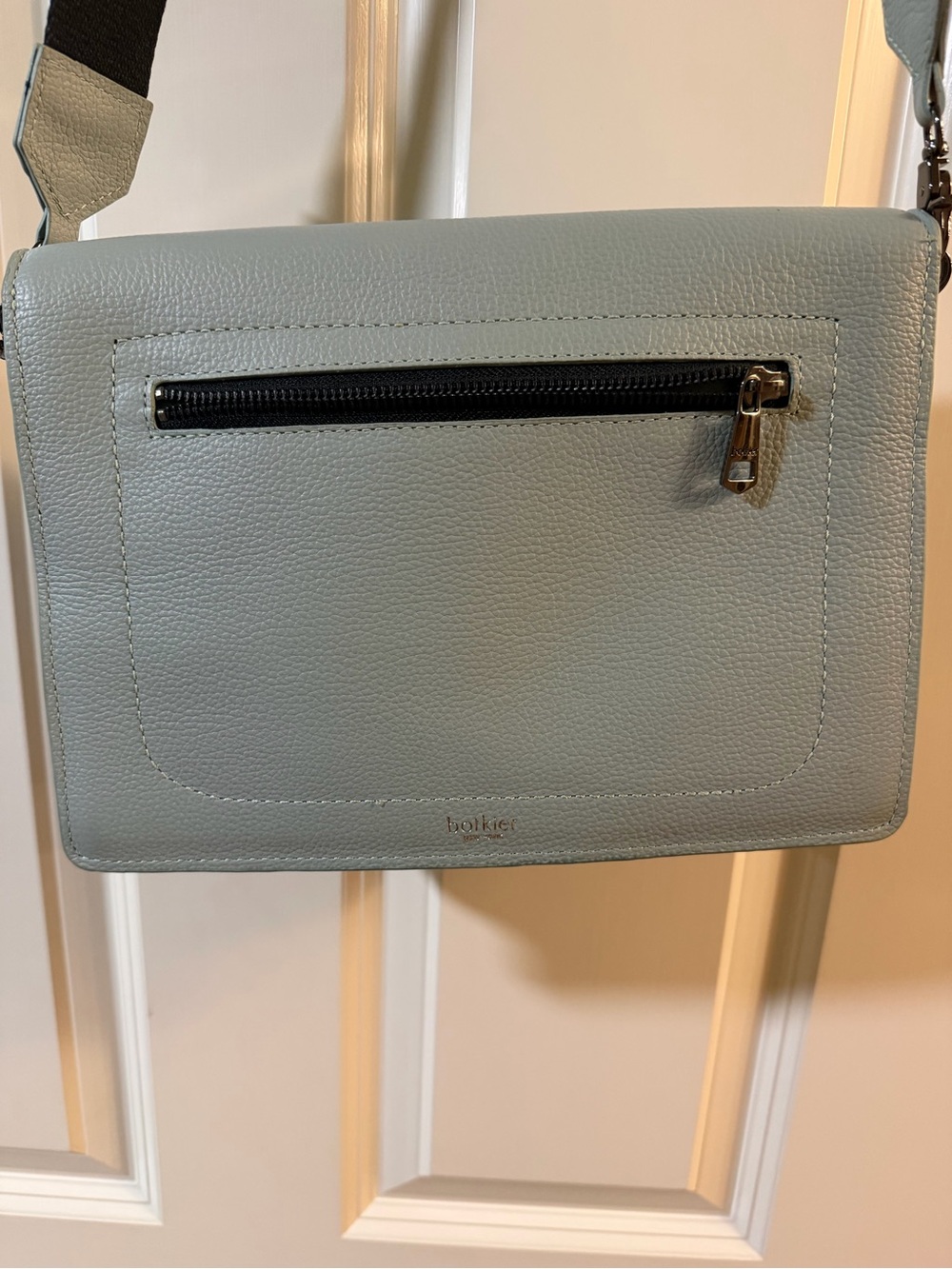 Botkier Light Blue Pebbled Leather Crossbody